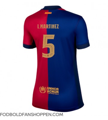 Barcelona Inigo Martinez #5 Hjemmebanetrøje Dame 2024-25 Kortærmet